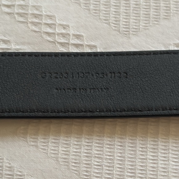 YSL BELT ! New ! CASSANDRE BELT WITH SQUARE BUCKLE IN GRAINED LEATHER - Picture 4 of 6